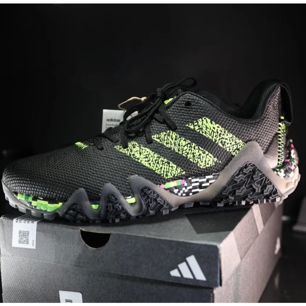 Adidas Code Chaos 22 Glitch Boost Golf Shoes Black IF5452 Size 10